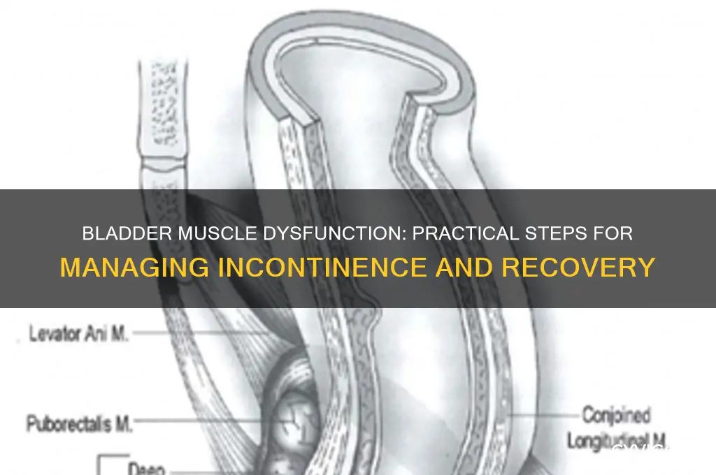 what to do when your bladder muscles do not work
