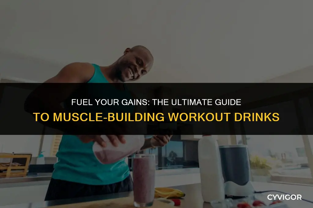 what to drink while working out to build muscle