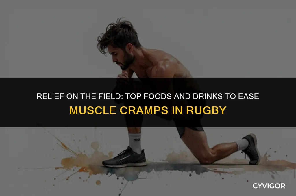what to eat drink for cramps muscle rugby