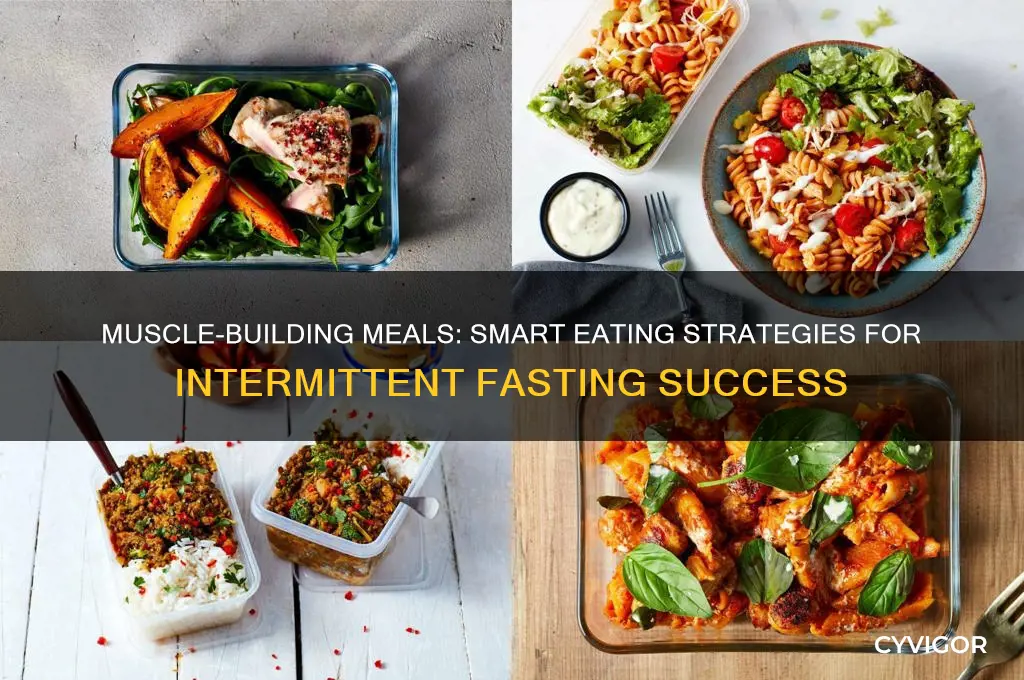 what to eat during intermittent fasting to gain muscle