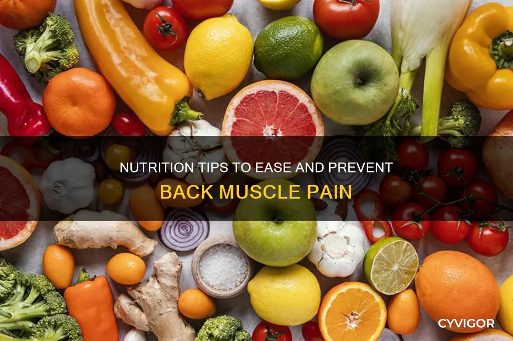 what to eat for back muscle pain