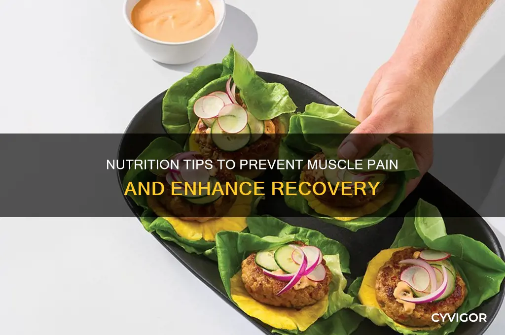 what to eat not to have muscle pain
