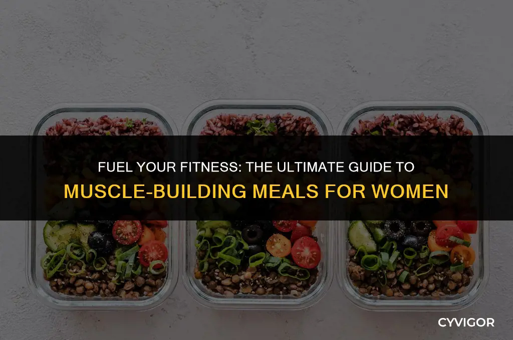 what to eat to build muscle female