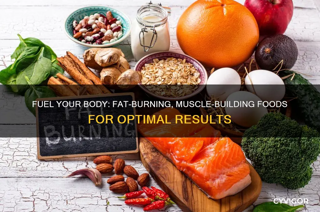 what to eat to burn fat amd gain muscle