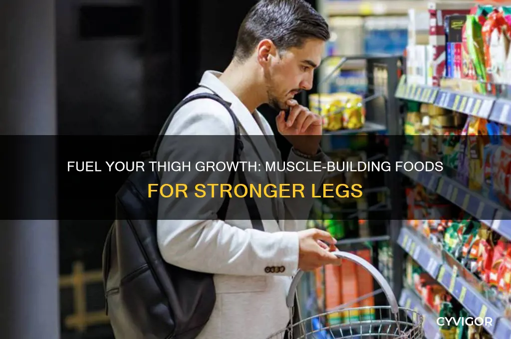 what to eat to gain thigh muscle
