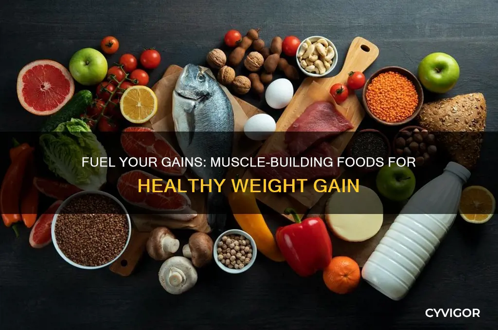what to eat to gain weight and muscle mass