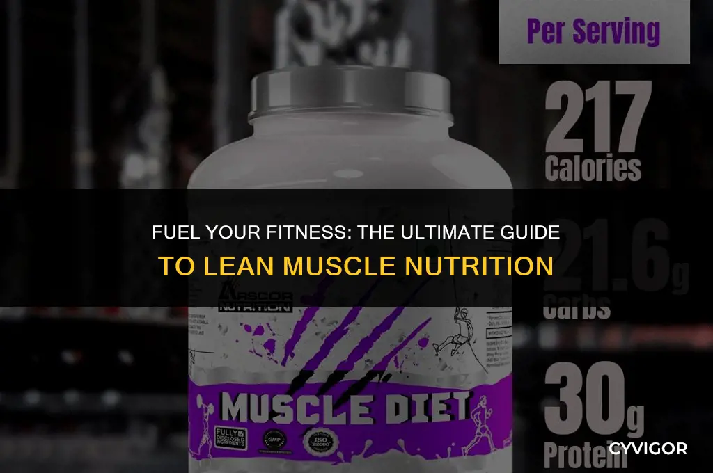 what to eat to get lean muscle