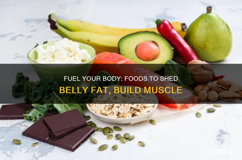 what to eat to lose stomach fat but gain muscle