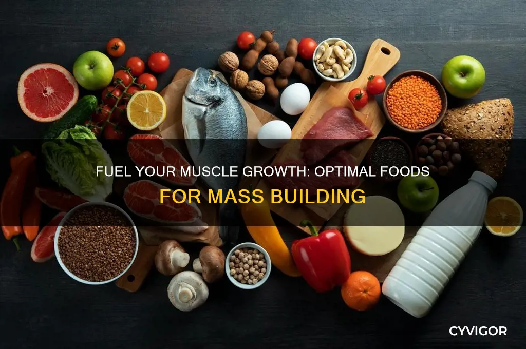what to eat when gaining muscle mass