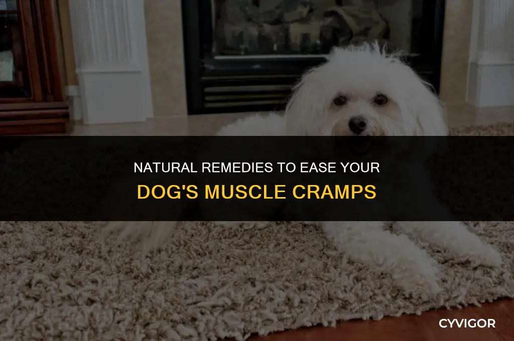 what to give a dog for muscle cramps