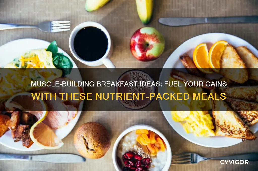what to have for breakfast to gain muscle