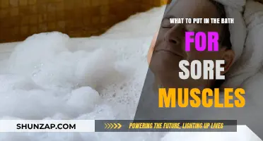 Soothing Sore Muscles: Best Bath Additives for Relief and Recovery