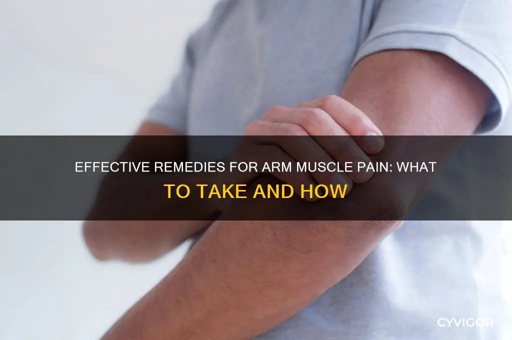 what to take for arm muscle pain