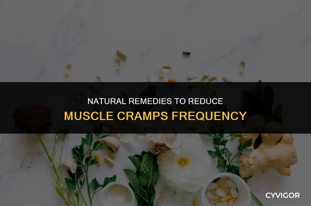 what to take for less frequent muscle cramps