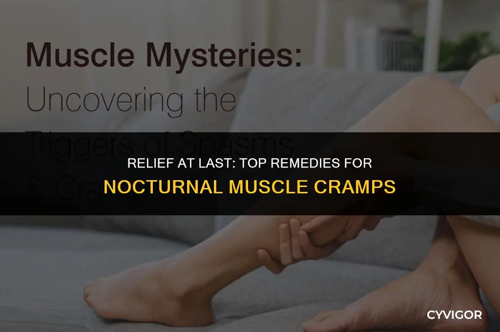 what to take for muscle cramps at night
