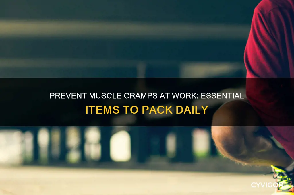 what to take to prevent muscle cramps at work