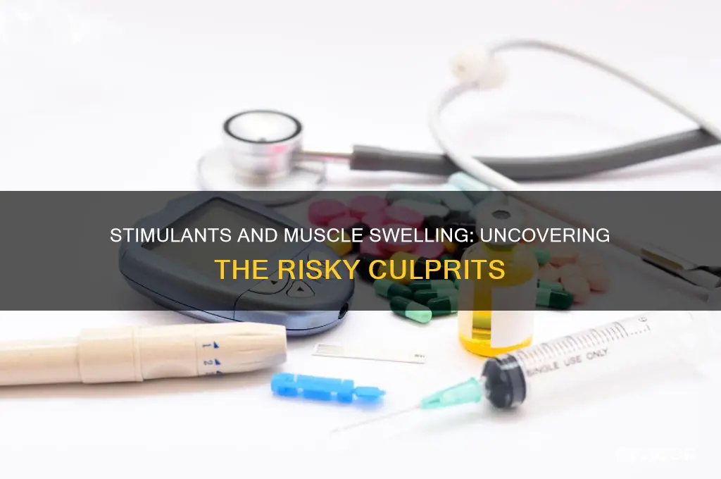 what type of stimulant can cause muscles to swell up