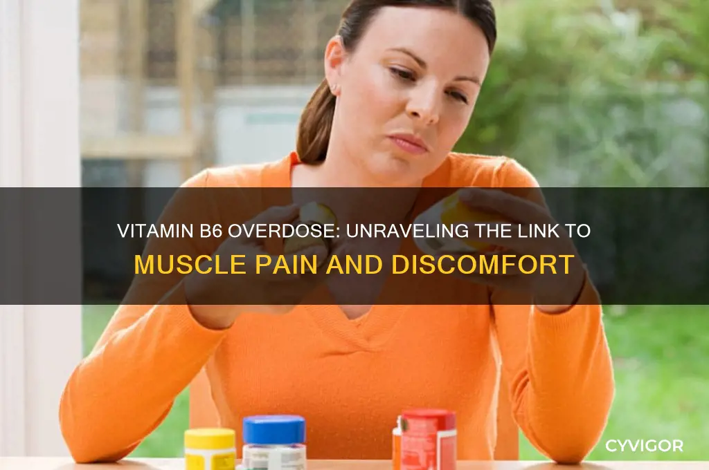 what vitamin causes muscle pain