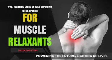 Muscle Relaxants: Essential Warning Labels for Safe and Informed Use