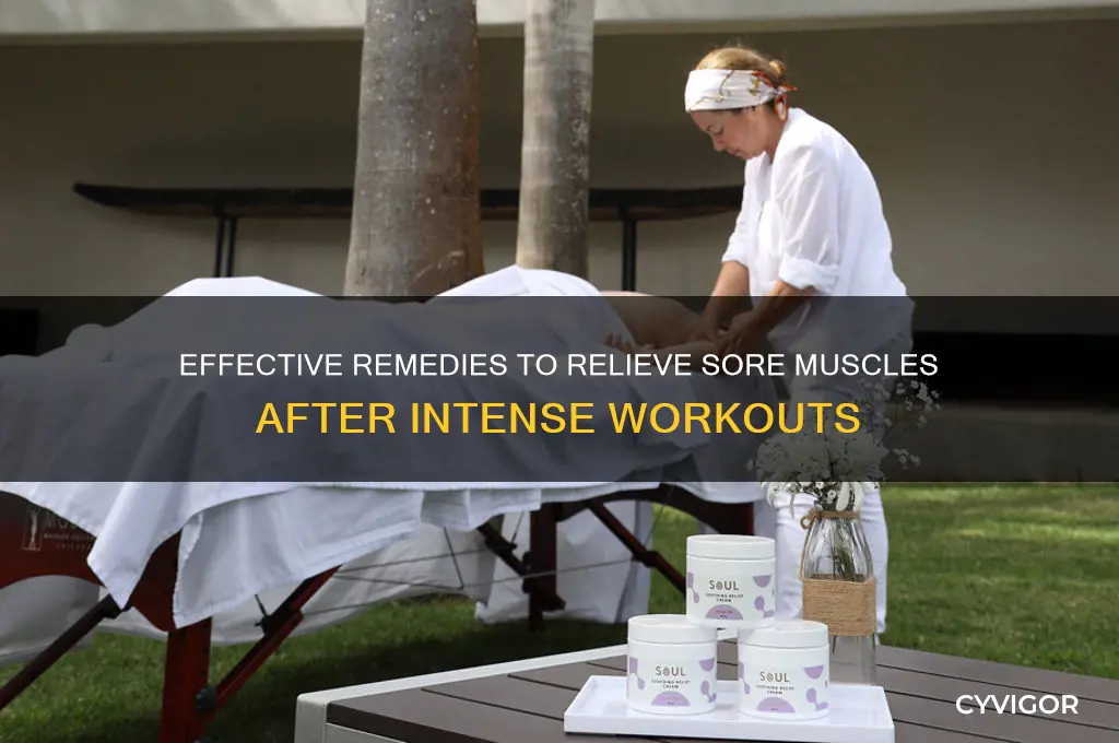 what will help sore muscles from working out