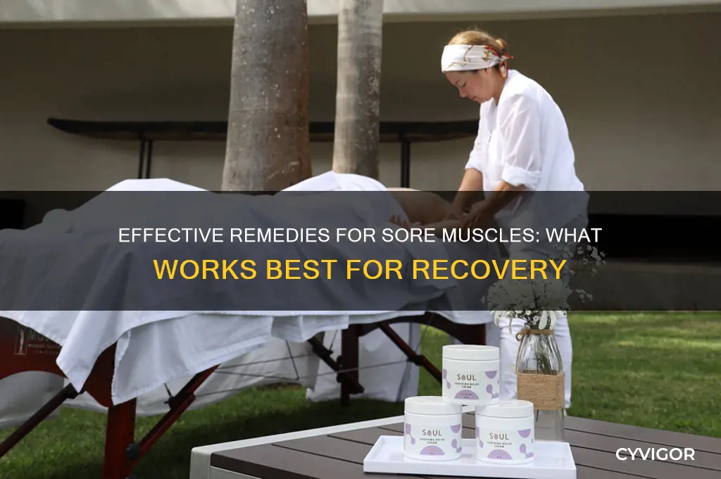 what works on sore muscles