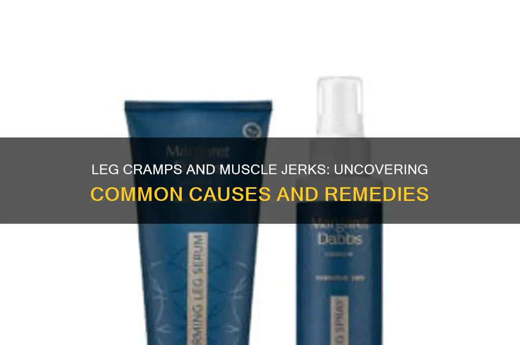 what would cause cramping in legs and jerking muscles tight