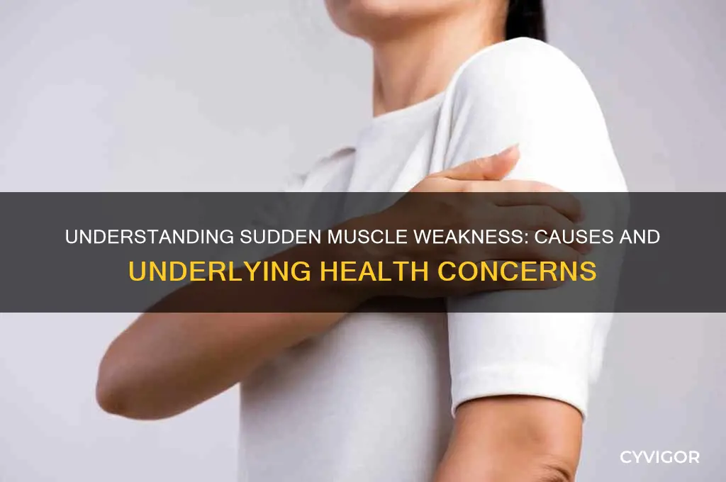 what would cause rapid muscle weakness