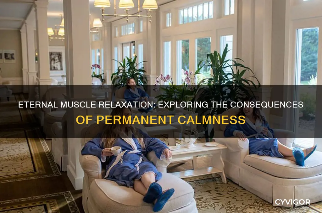 what would happen if your muscles are relaxed forever