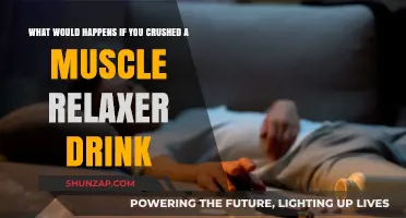 Crushed Muscle Relaxer Drink: Potential Risks and Consequences Explained