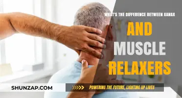 Xanax vs. Muscle Relaxers: Key Differences and Uses Explained