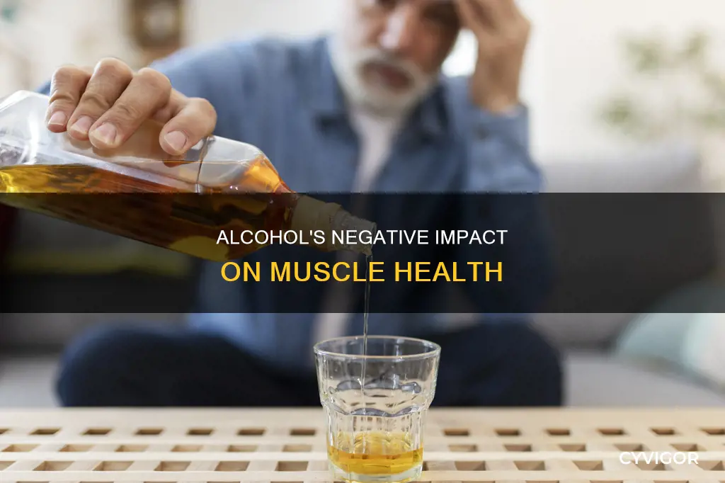 when alcohol impaired muscle