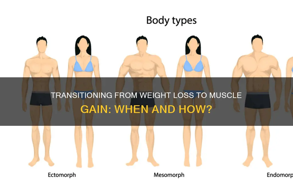 when can i stop losing weight and gain muscle
