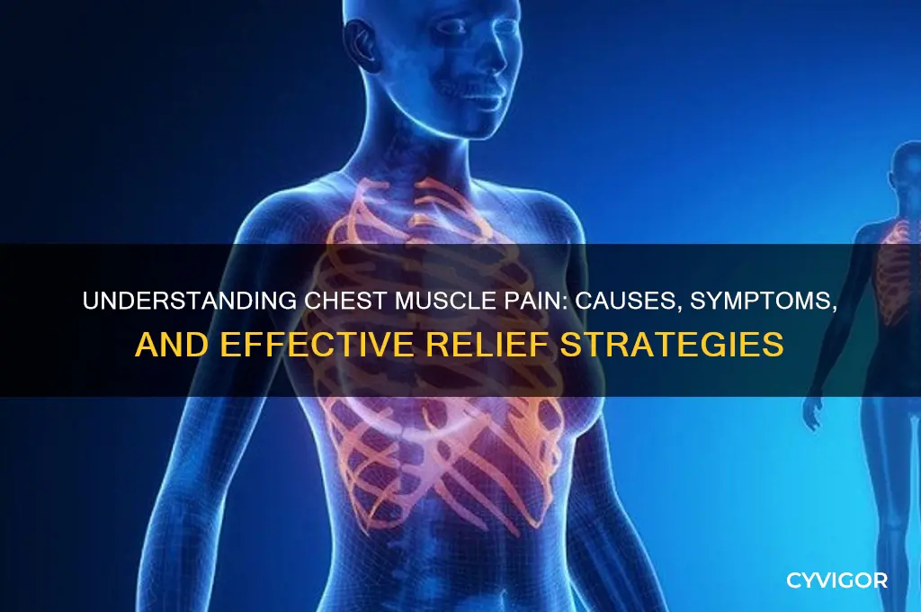 when chest muscle pain