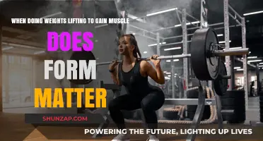 Does Form Matter in Weight Lifting for Muscle Gain?