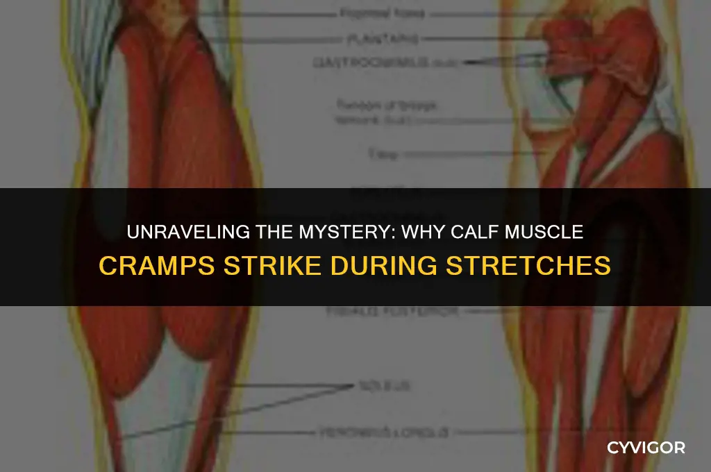 when i stretch my calf muscle cramps
