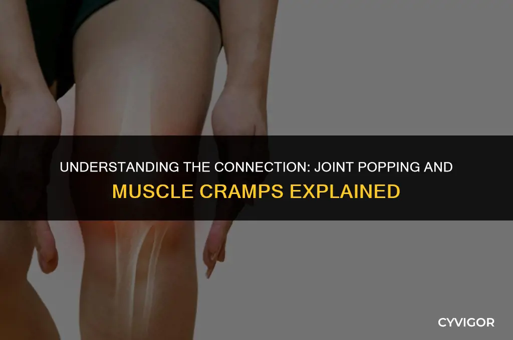 when joints pop after muscle cramps