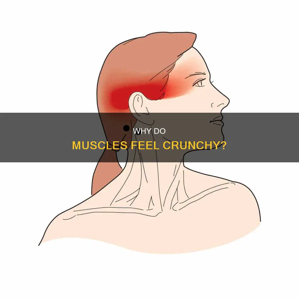 when muscles feel crunchy
