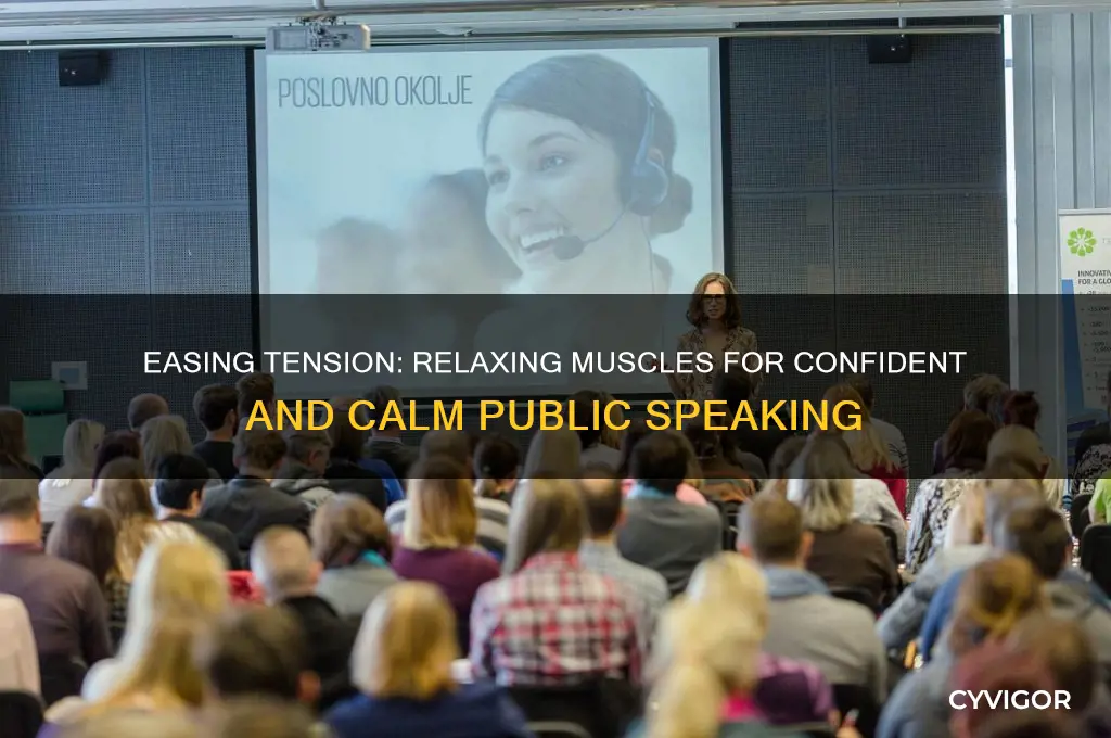 when speakers are tense and try to relax their muscles
