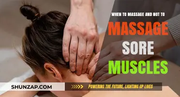 Massage Sore Muscles: When It Helps and When to Avoid