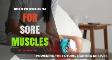 Soothe Sore Muscles: Optimal Timing for Heating Pad Relief