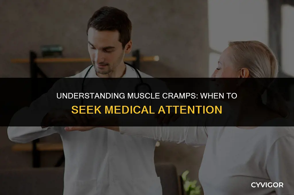 when to see a doctor about muscle cramps