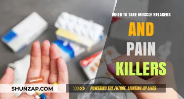 Muscle Relaxers vs. Pain Killers: Timing and Usage Guide