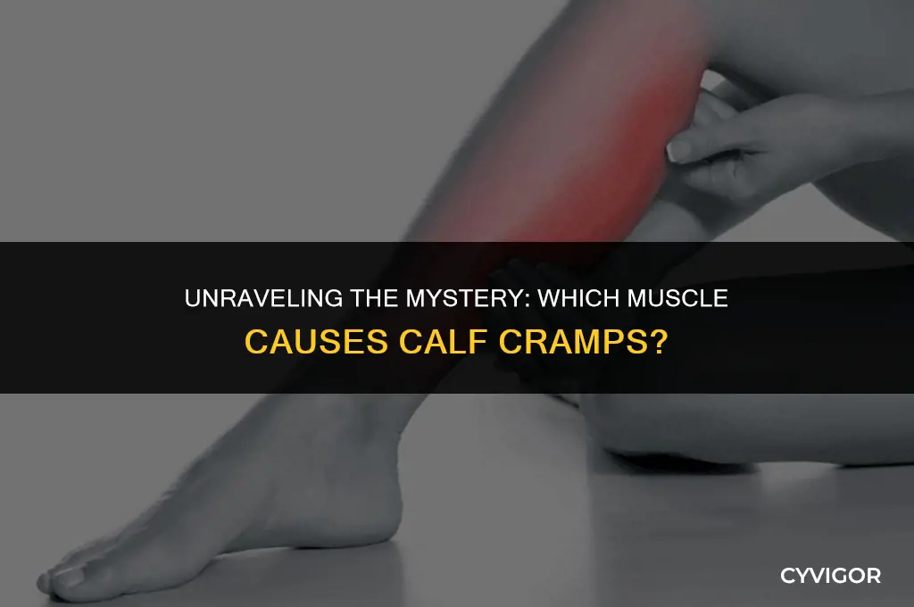 when you have a calf cramp what muscle is it
