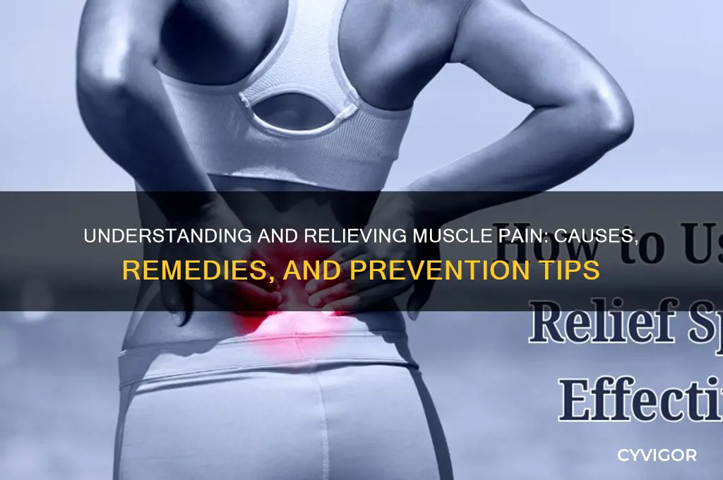 when you have muscle pain