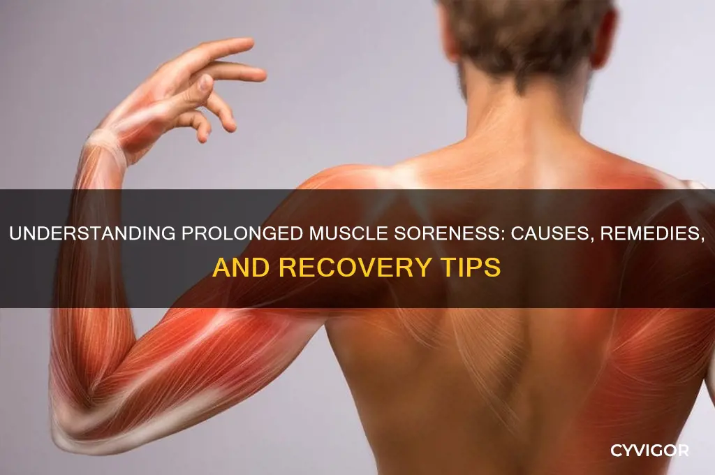 when your muscles are sore for a while
