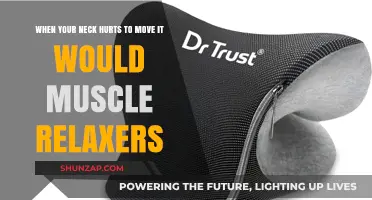 Neck Pain Relief: Can Muscle Relaxers Ease Stiffness and Mobility Issues?