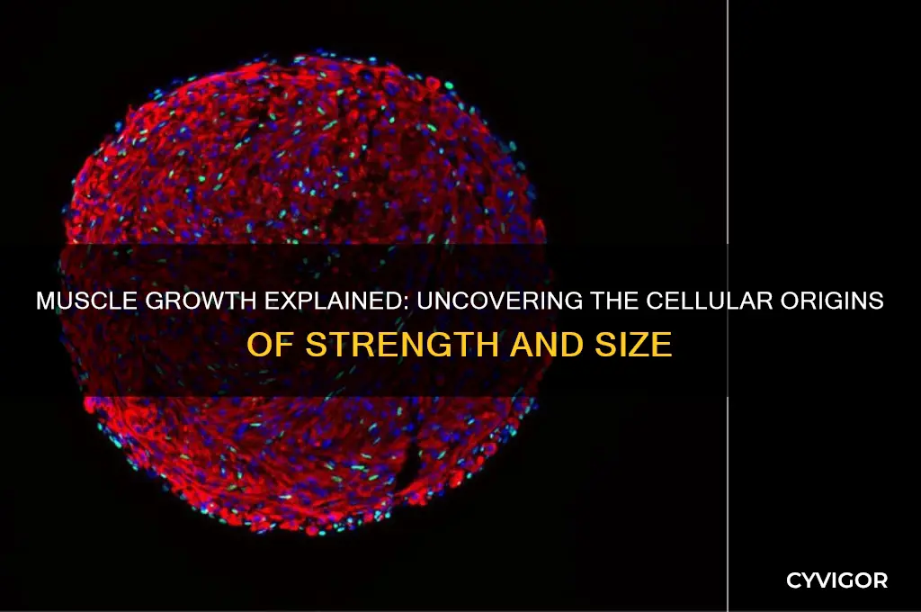 where in the muscle does it grow