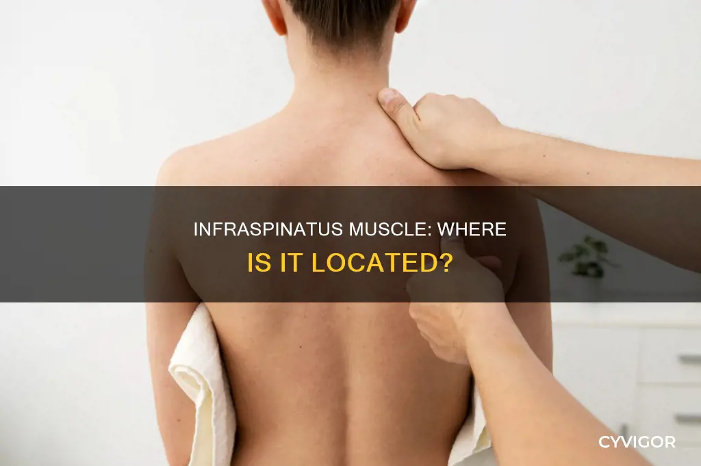 where is infraspinatus muscle located