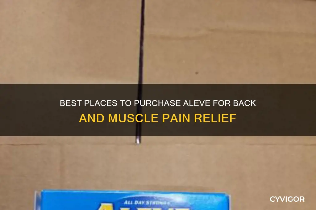 where to buy aleve back and muscle pain