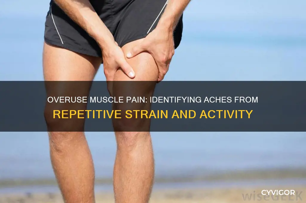 where would pain be from over overuse of muscle